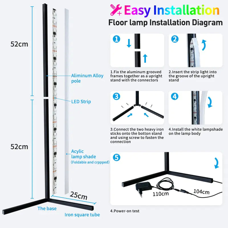 Ambient Corner Floor Lamp